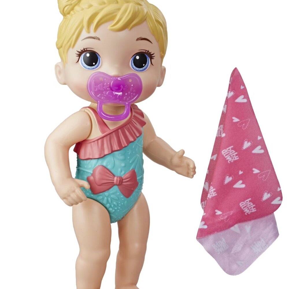 Baby Alive Splash 'n Snuggle Baby Doll, Blonde